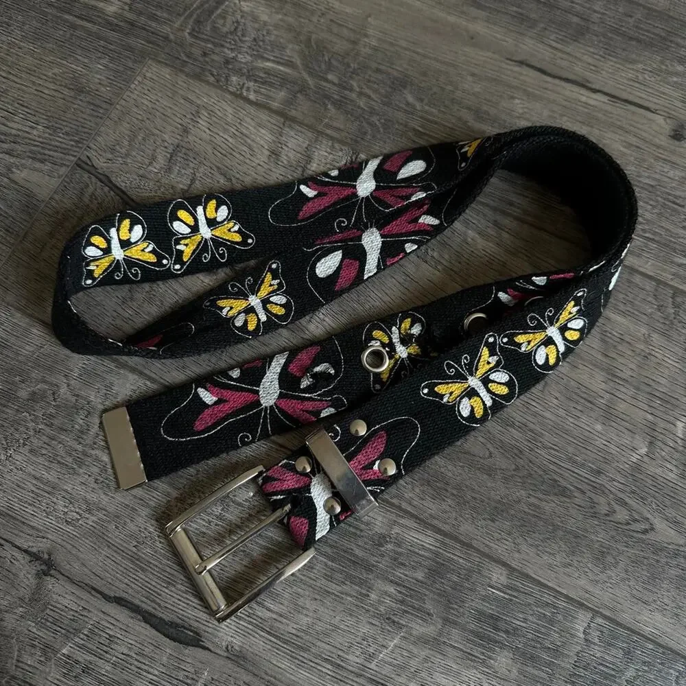 Beautiful Vintage Y2K Strappy Fairy Butterfly Tactical Belt